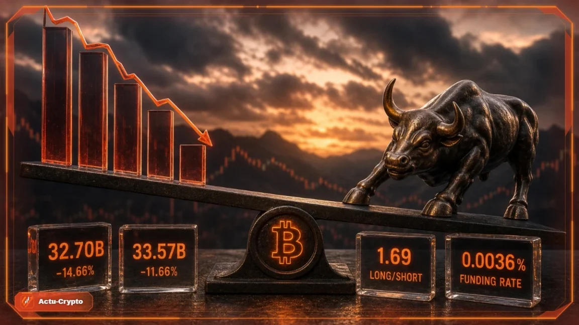 Bitcoin futures : un biais long malgré la baisse des volumes — Bitcoin futures